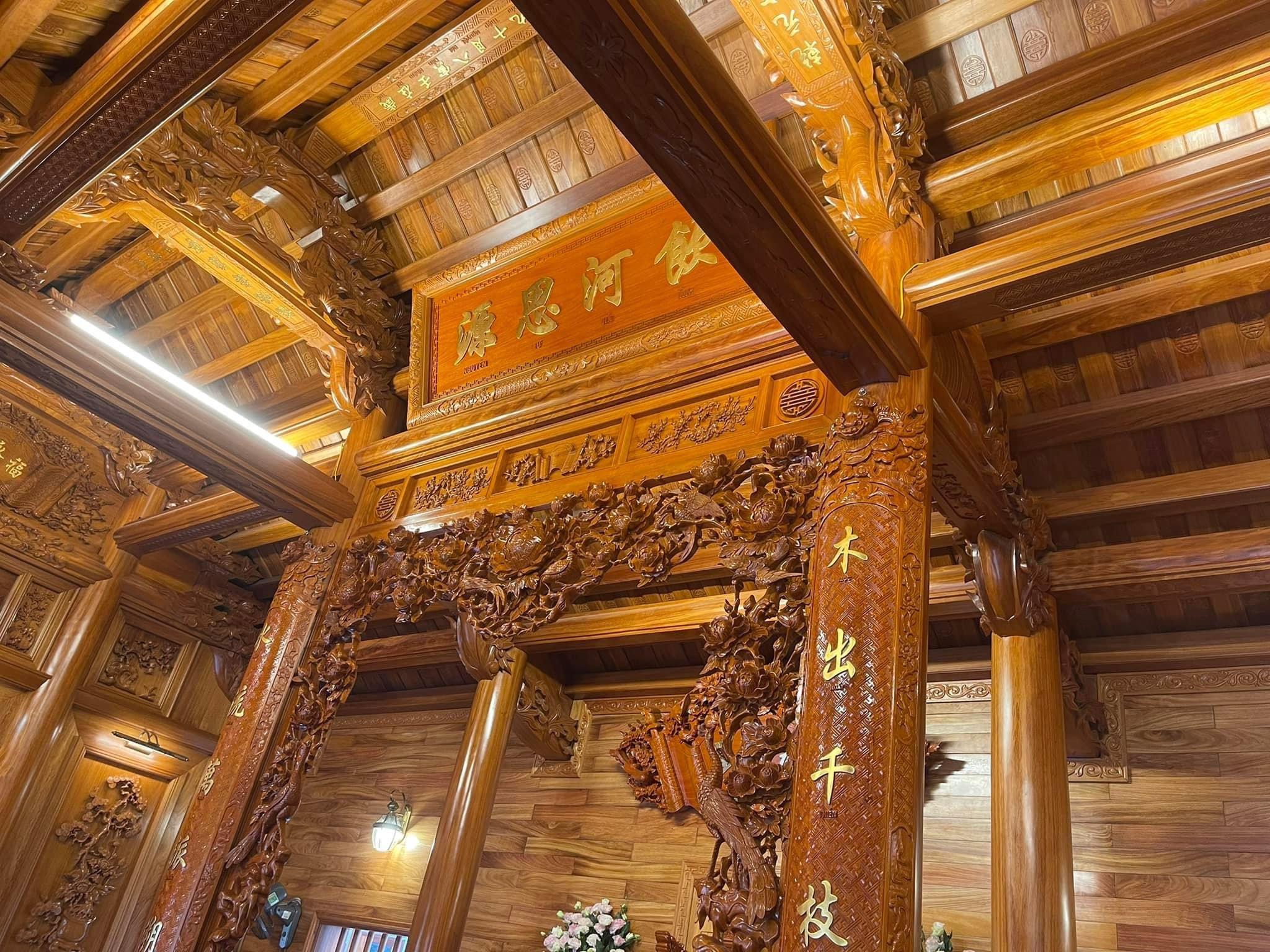 Nhà Gỗ 3 Gian  Gõ Đỏ 